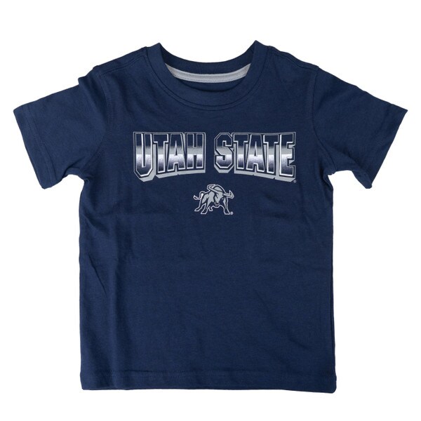 Utah State Toddler Aggie Bull Navy T-Shirt